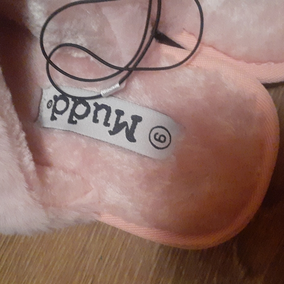 Mudd Glittery Pink Slippers Size 9 NWT - Picture 3 of 5